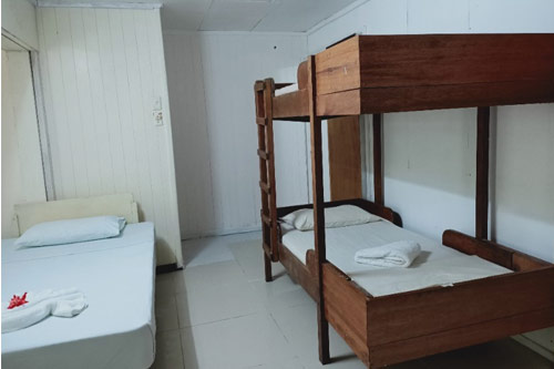 Click for Zazala Lower Floor Backpacker Room images Click for Zazala Lower Floor Backpacker Room images